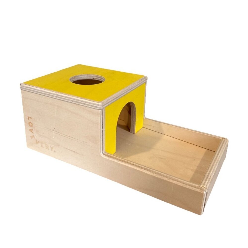 Lovevery Montessori Toys Ball Drop Wooden Box The Inspector 7-8 Months - NO Ball